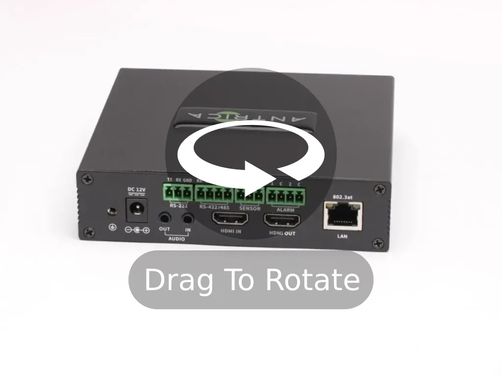 ANT-4000D HDMI, VGA, DVI y compuesto H.264 Decodificador de vídeo HD  1080P60